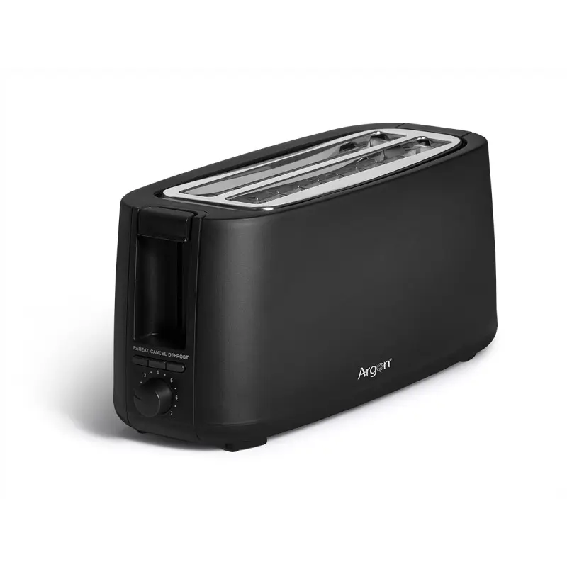 Tostapane lungo doppo nero 1400W