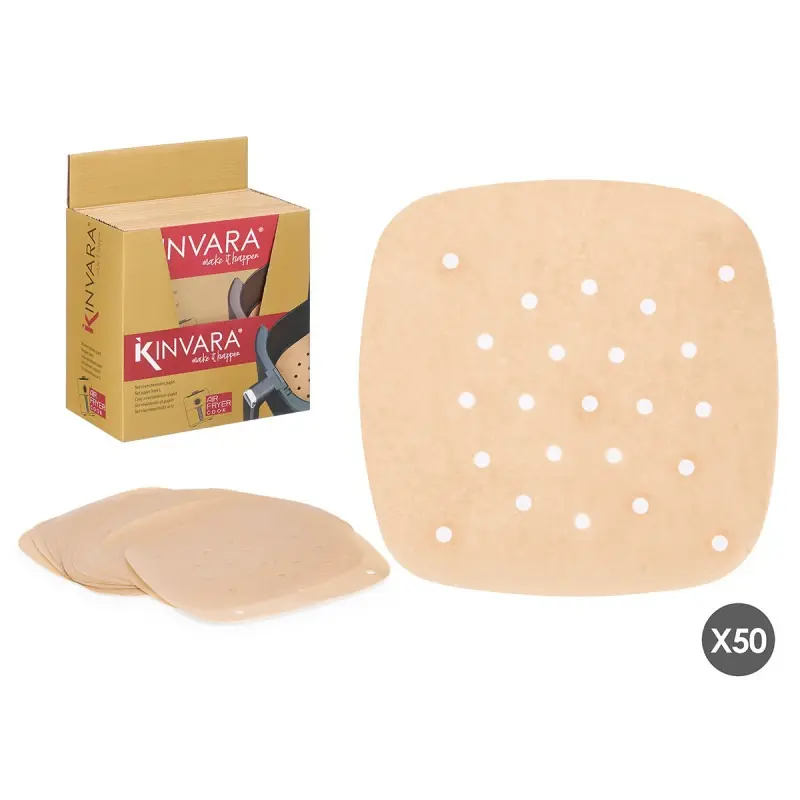 Set 50 pezzi stampo carta per friggitrice ad aria