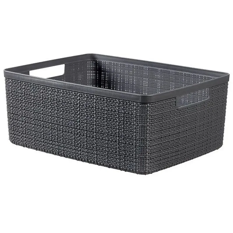 Cesto Curver Jute rettangolare grigio 12l cm 36x28x15 h