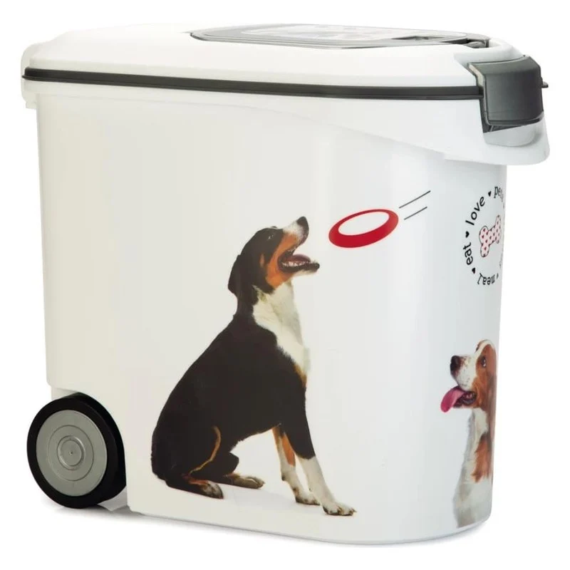 Contenitore Curver per cibo animali con ruote 35l cm 49x28x42 h