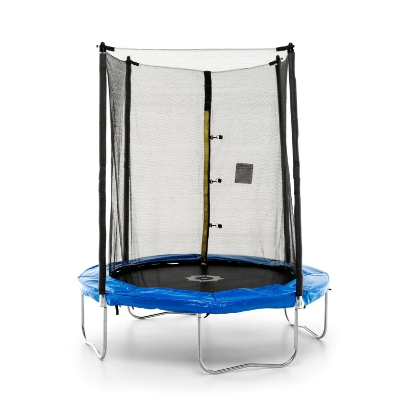 Trampolino Hopper 185 cm con rete di protezione in ferro zincato