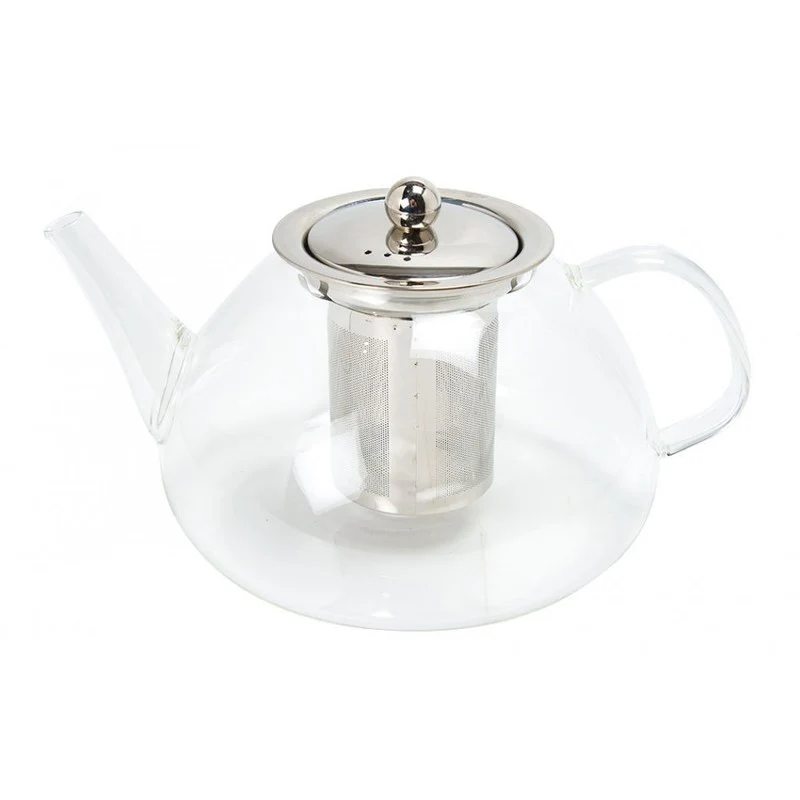 Teiera 1,3 L vetro e acciaio inox