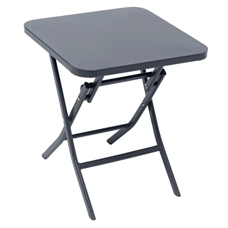 Tavolino Greensboro pieghevole grafite cm 40x40x45h