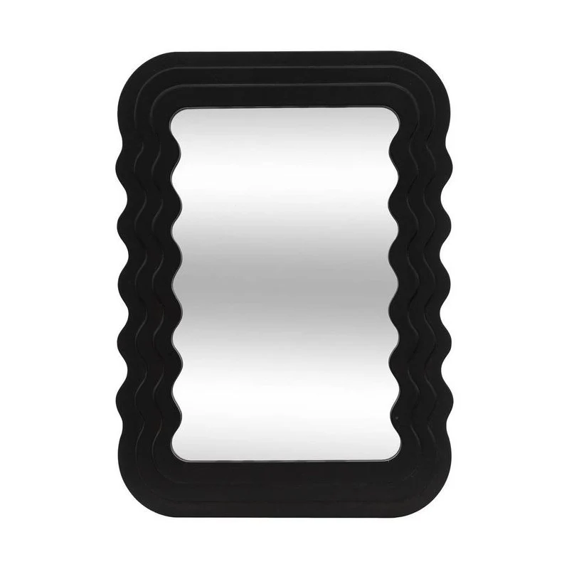 Specchio Bisauté nero 40x55 cm