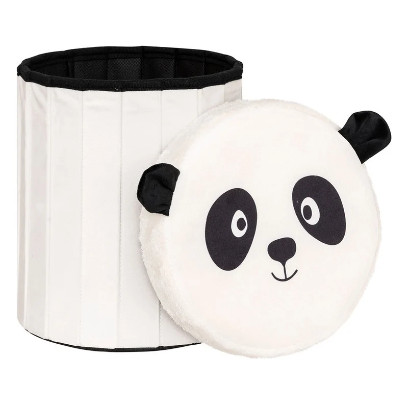 Pouf pieghevole Panda D30xH38 cm