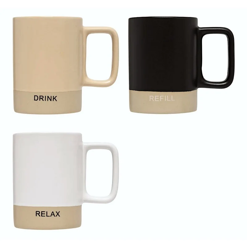 Mug Luca 36 cl ceramica colori assortiti