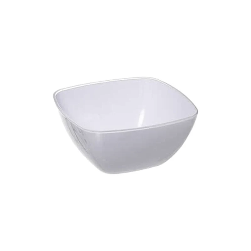 Insalatiera quadrata 14 cm bianca