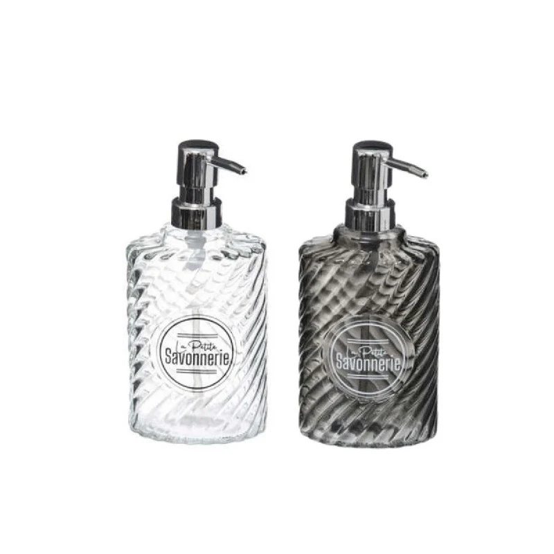 Dispenser per sapone 400 ml vetro in espositore