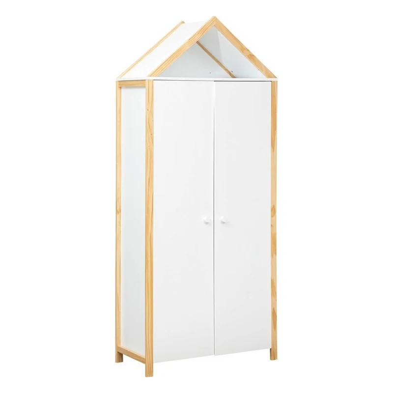 Armadio per cameretta Kima legno bianco 86x204,5 cm