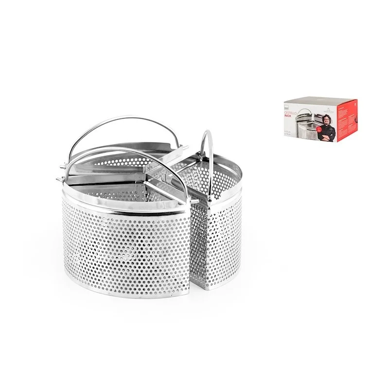 Set 3 spicchi tondi Ø 18 cm in acciaio inox di Alessandro Borghese