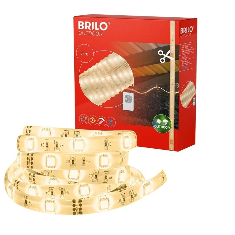 Striscia led Varma 5 metri 15w 3000k IP44