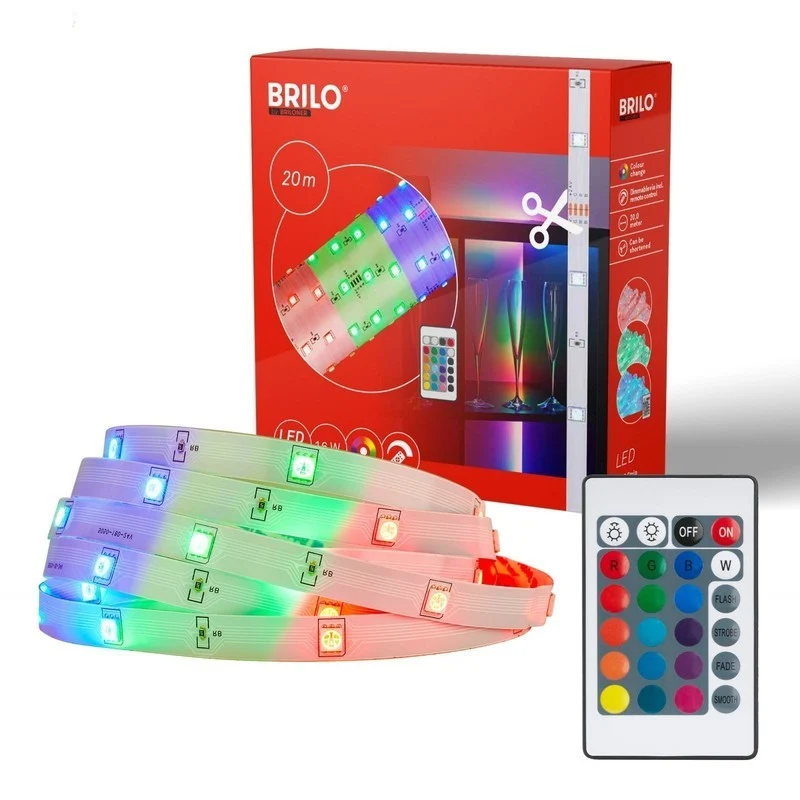 Striscia led RGB Flex 20 metri 24w 360 led