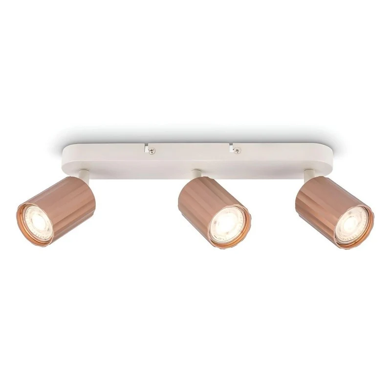 Briloner barra Skaft 3xGU10 color caffè 32,5 x 5,5 x 12,5 cm