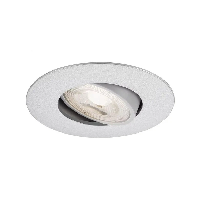 Faretto Kulana da incasso orientabile led 9 cm 5w 460lm cromo