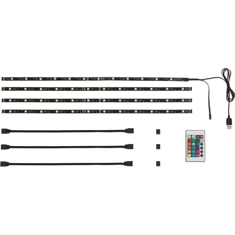 Striscia led RGB usb 50 cm 48 led