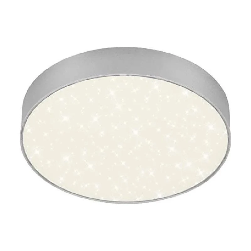 Plafoniera Flame Star led 21 cm 16w 1600lm argento