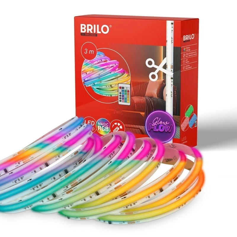 Striscia led Cob RGB 3 metri 24w
