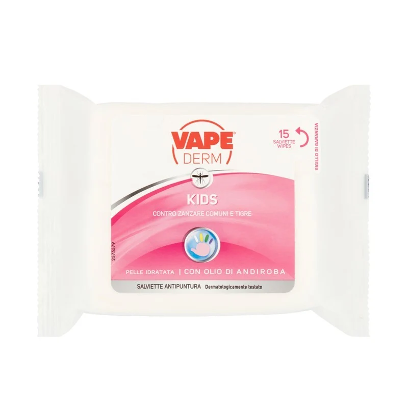 Vape Derm bambini salviette 15 pz