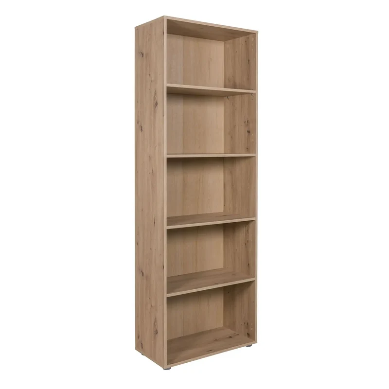 Libreria 5 ripiani rovere artisan 68,8x35,3x200 composad