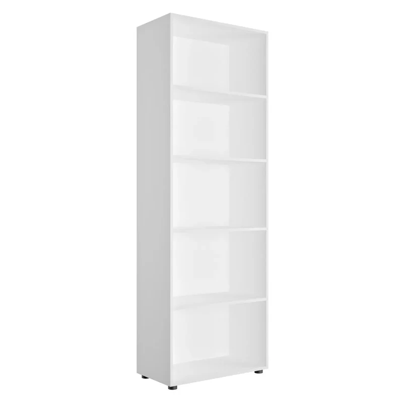 Libreria 5 ripiani bianco cm 68,8x35,3x200 h