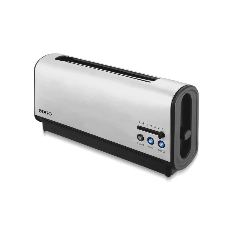 Tostapane in acciaio inox slot lungo 900W