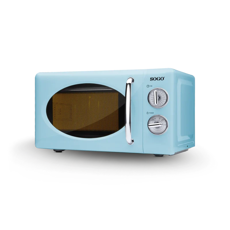 Microonde retrò 20L 700W colore azzurro