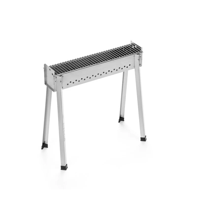 Barbecue Rustella per arosticini 66 cm in acciaio inox