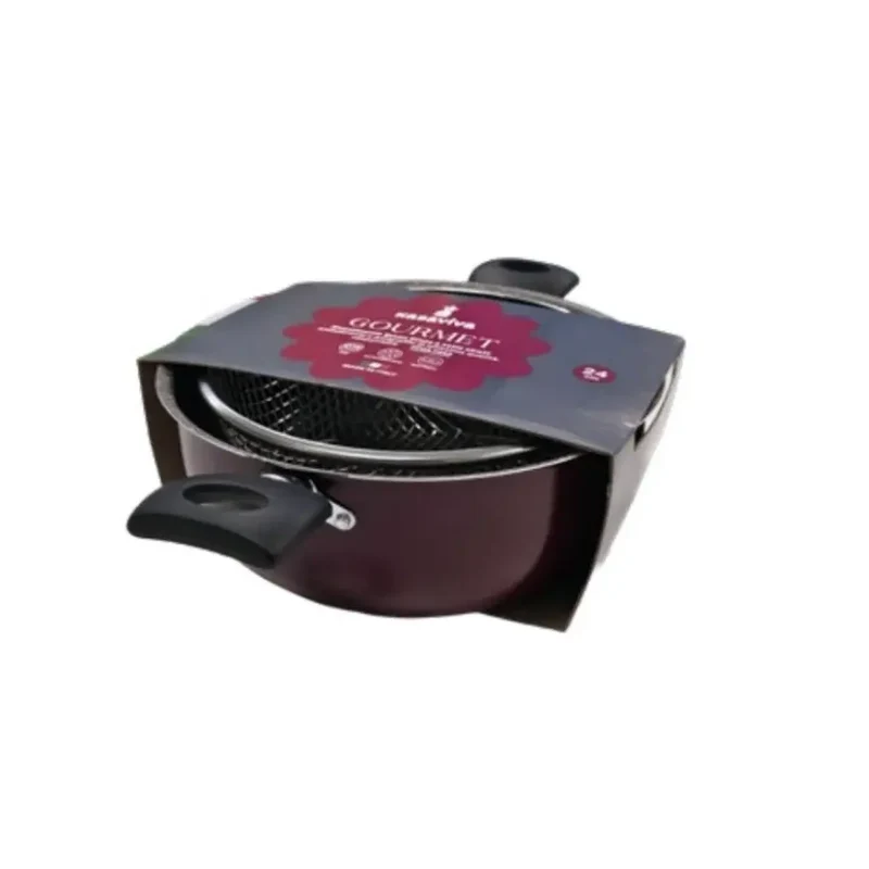 Friggitrice Gourmet cm 24 in acciaio inox
