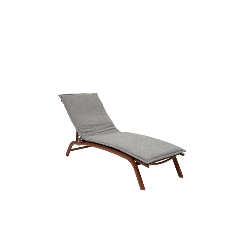 Cuscino lettino Solfia grigio silver 60 x 190 x 4 cm