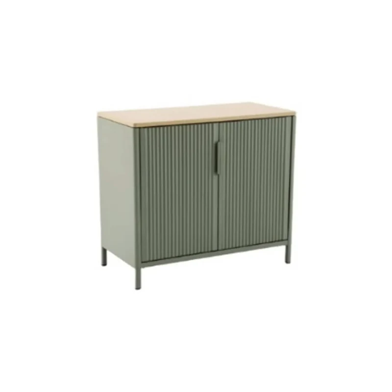 Credenza da giardino G Steel ironia coffee/lino 90 x 46 x 76 cm