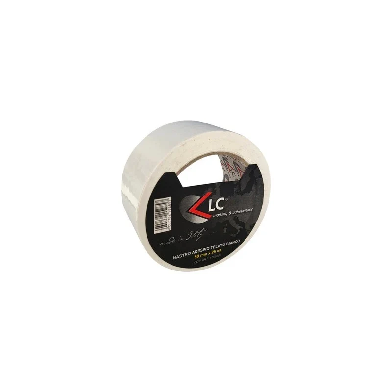Nastro telato bianco 50 mm x 25 m
