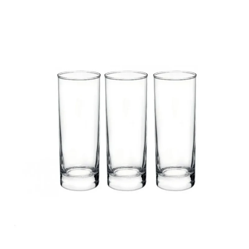 Set 3 bicchieri in vetro 28 cl