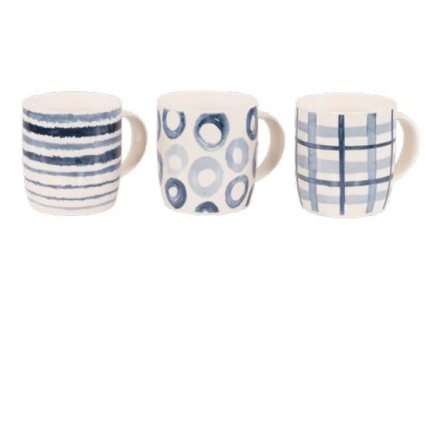 Tazza latte Mug Blu Dreams 365 cc con decori assortiti