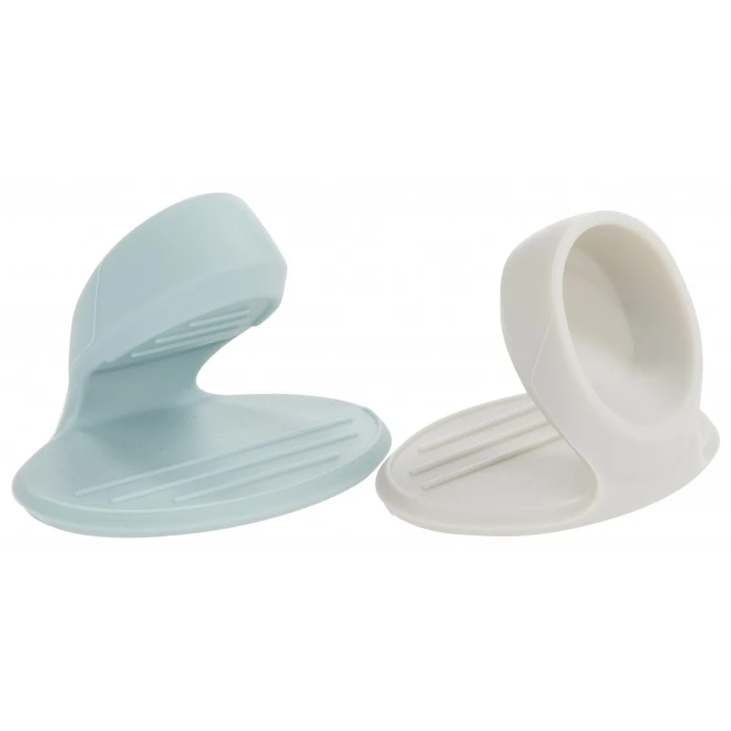 Mini presina in silicone azzurra/grigia