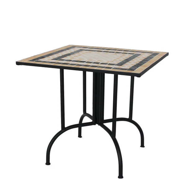 Tavolo Mosaico Classic quadrato cm 80x80x75h