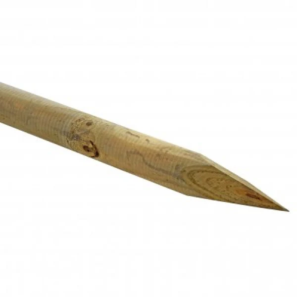 Palo tondo a punta in legno impregnato Ø 6 cm h 200cm