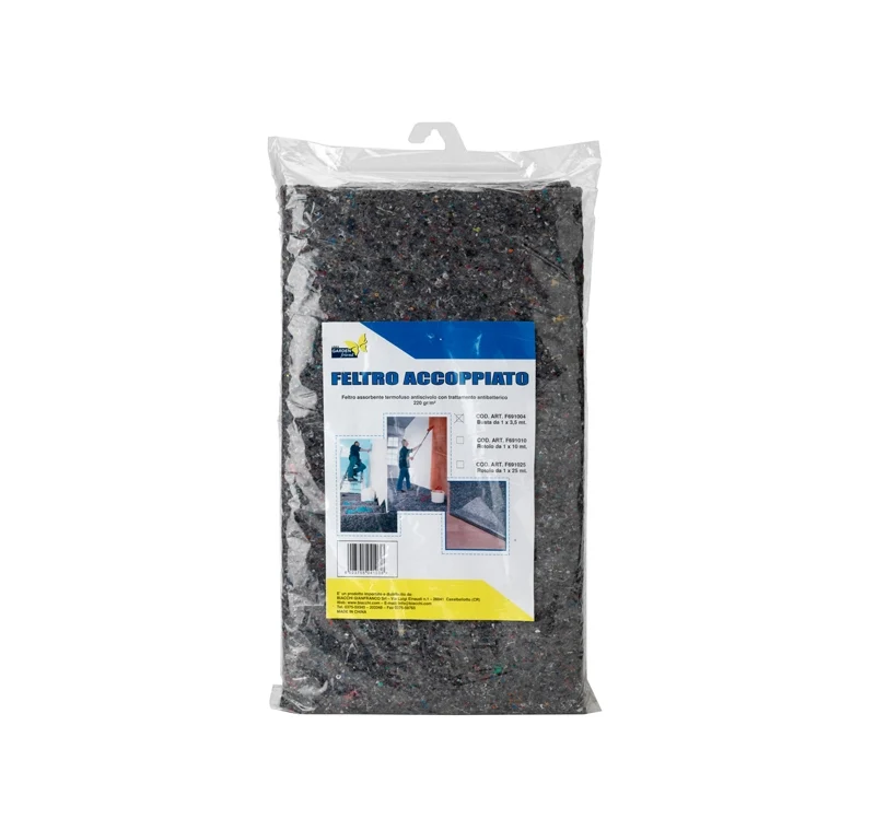 Feltro accoppiato antiscivolo 1x3,5m