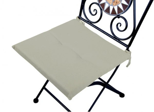 Cuscino antimacchia per sedia beige cm 40x40