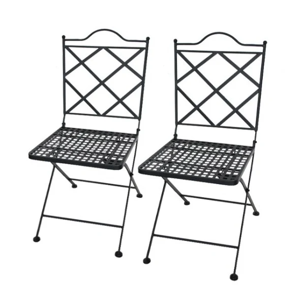 Set 2 sedie Taormina pieghevoli cm 90x41,5