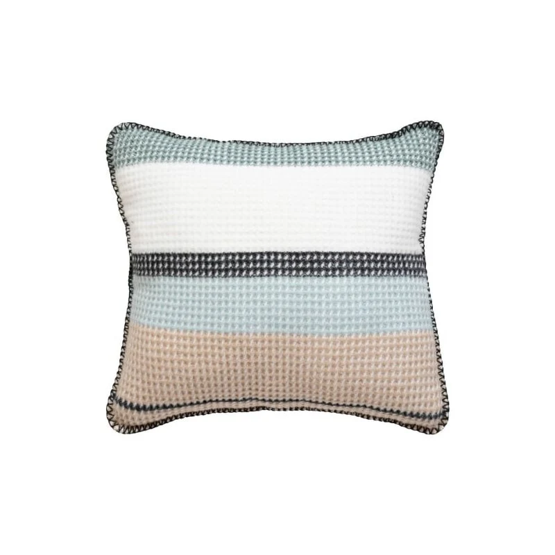 Cuscino Owen a strisce blu 45x45 cm