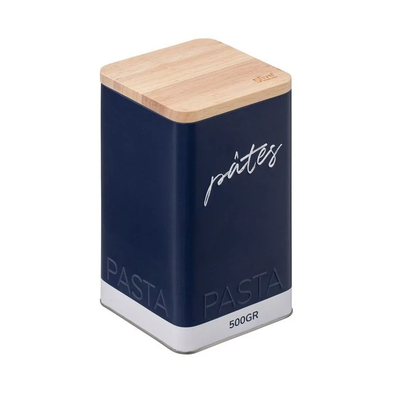 Contenitore per pasta Color Edition metallo rilievo Blu Marine 500 g