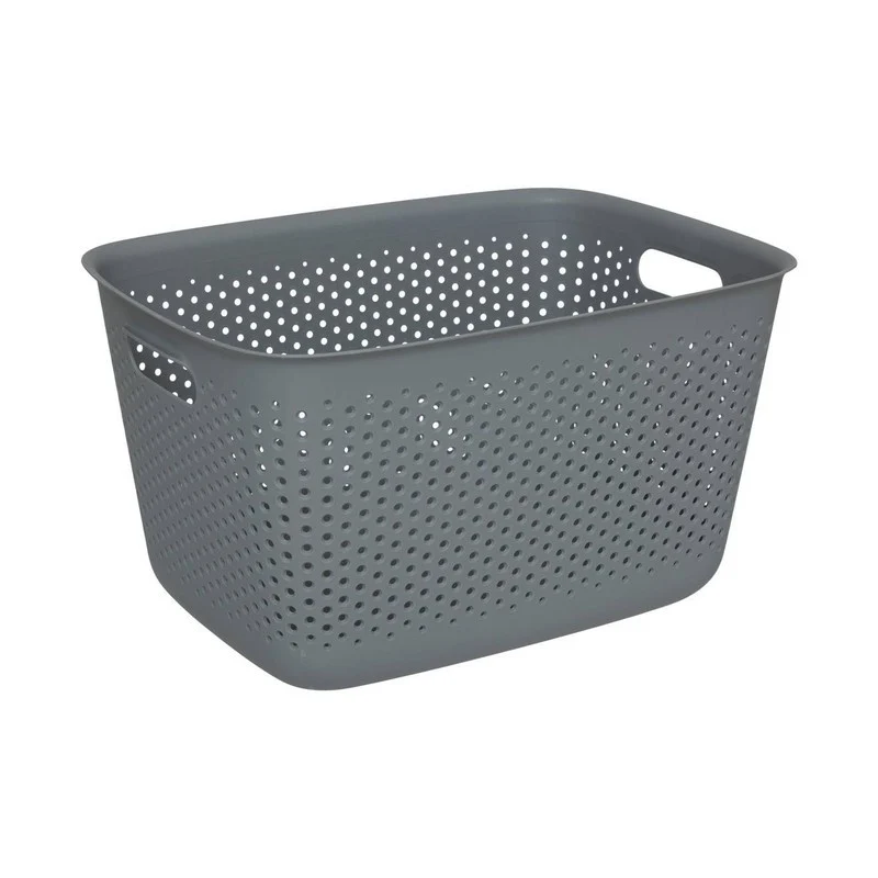 Cestino multiuso in plastica Tila grigio 17 L