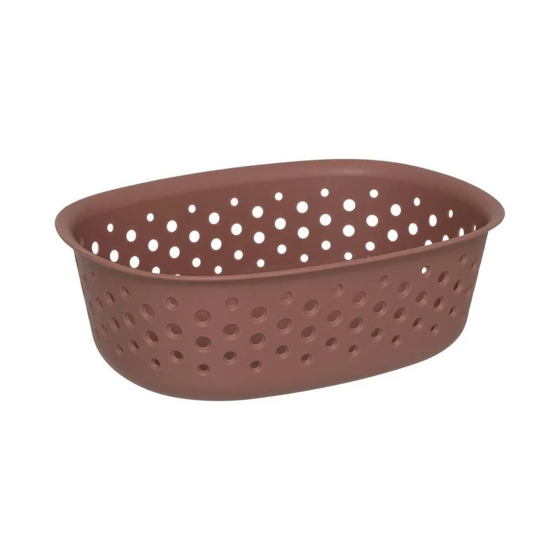 Cestino multiuso in plastica Tila Siena/Terracotta 0,8 L