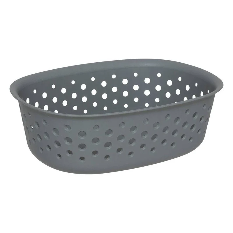 Cestino multiuso in plastica Tila grigio 0,8 L