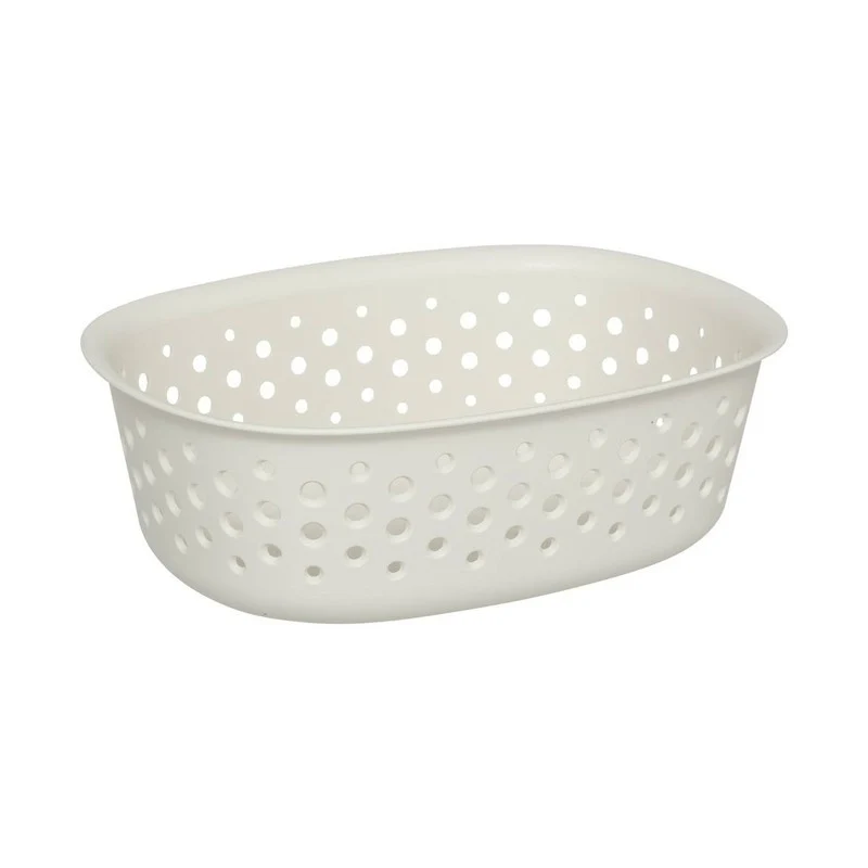 Cestino multiuso in plastica Tila 0,8 L crema