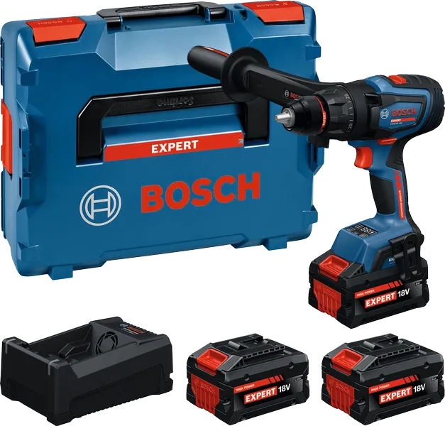 Trapano avvitatore a batteria Bosch EXPERT EXSR18V-150 set 3 BATTERIE 8Ah