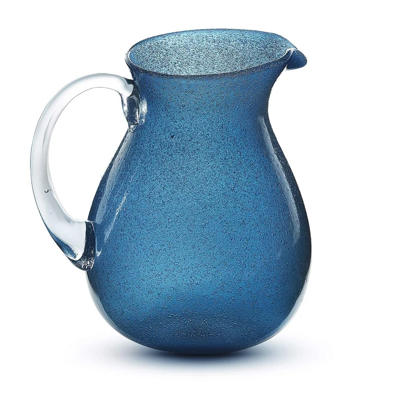 Caraffa Pitcher deep blue Memento Originale in vetro soffiato 1,6 L