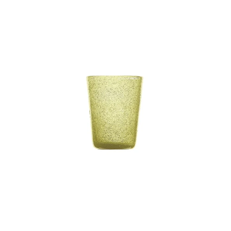 Bicchiere tumbler acqua kiwi memento originale in vetro soffiato 0,25L