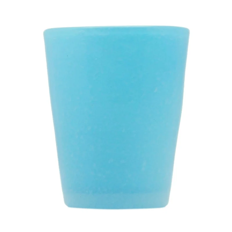 Bicchiere tumbler acqua cyan memento originale in vetro soffiato 0,25L