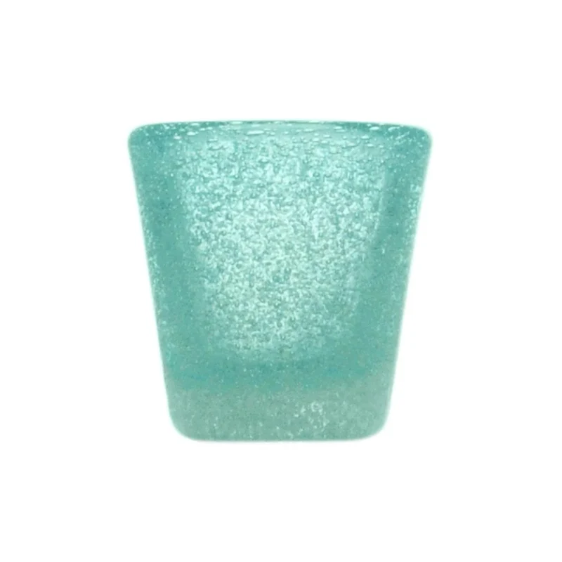 Bicchiere shot turquoise memento originale in vetro soffiato 0,05L